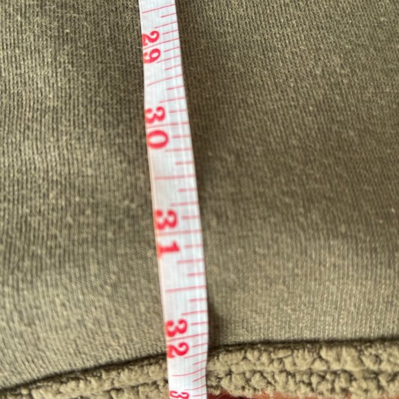 90s Calvin Klein Jeans Faux Sherpa Fleece Lined Maxi Skirt - Picture 3 of 10